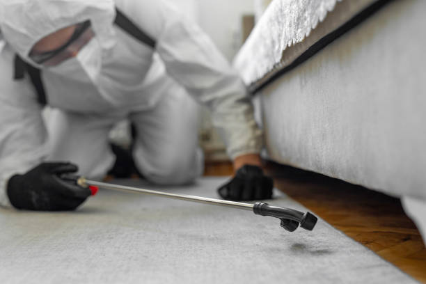 Professional Mosquito Control technician working in Columbia City, OR